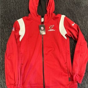 Arizona Cardinals Red Nike Hoodie NFL On Field Large NWT